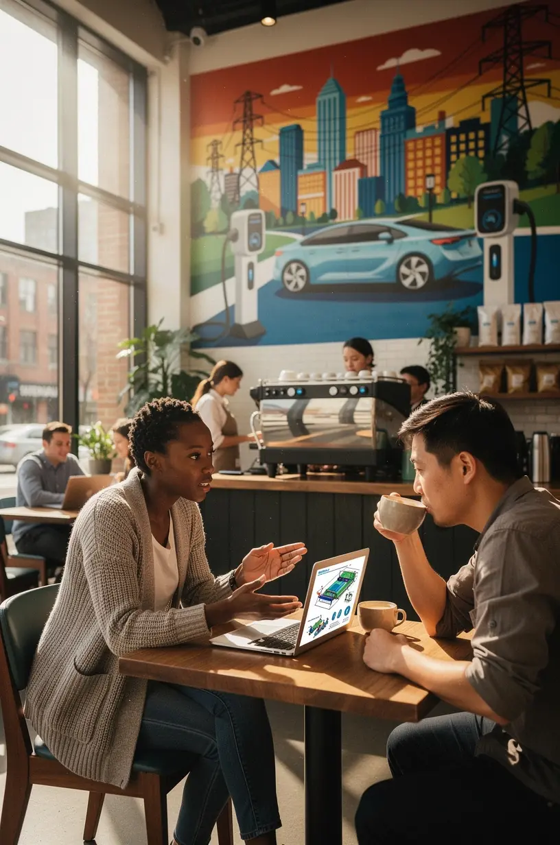 Smart city tech enhancing electric vehicle adoption
